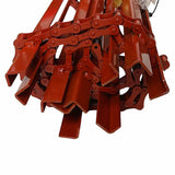 Soil return chain with 10 carriers