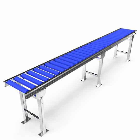 Roller conveyor with adjustable legs - Roll width 300mm - Roll diameter 50mm - Length 3 meters - C/C distance 90mm