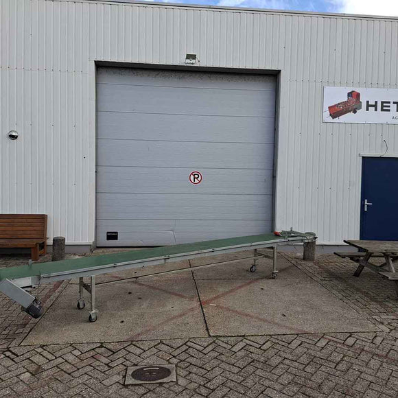 Conveyor belt on wheels, complete with drive system