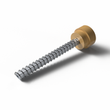 Akulon spring-loaded coupling part for Javo conveyor belt