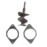 Used soil auger Ø100mm an drill plates for Javo potting machine