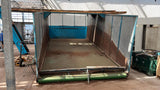 Visser soil hopper with new cross conveyor and elevating conveyor.