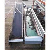 40m³ Javo potting soil bunker complete with cross conveyor and incline conveyor