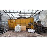 Potting Soil Bunker / Storage Bunker with Conveyor Belt