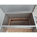 Spreading unit suitable for top-dressing trays, containers or pots with substrate/bark.