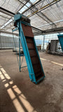 Visser soil hopper with new cross conveyor and elevating conveyor.