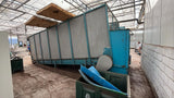 Visser soil hopper with new cross conveyor and elevating conveyor.