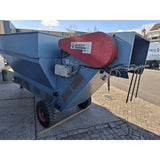Dewa / Demtec mobile substrate hopper with drag chains, in good condition. Year of manufacture: 2002.