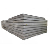 Aluminum roll containers used with a foam bottom