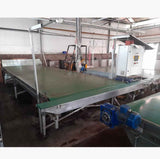 Buffer sorting system / delivery system with various buffer conveyors. Very tidy