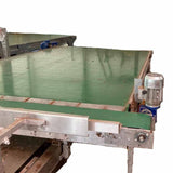 Buffer sorting system or potting system with various buffer belts.