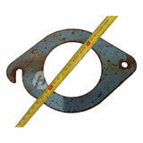 Used drill plate with Ø100 hole for Demtec potting machine