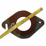 Used drill plate with Ø80 hole for Demtec potting machine