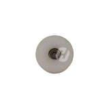 Plastic groove wheel with bearings for discharge arm