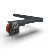 H14/H15 Pot track post complete with wheel HETO