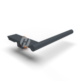 H14/H15 Pot track post complete with wheel HETO