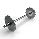 Rotary disc elevator with shaft HETO