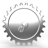 Set of gears for the top of the elevator HETO