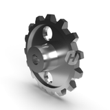 Set of gears for the bottom of the elevator HETO