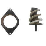 Used soil auger Ø100mm an drill plate for Javo potting machine