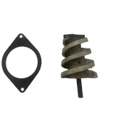 Used soil auger Ø110mm an drill plate for Javo potting machine