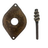 Used soil auger Ø30mm an drill plate for Javo potting machine