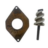 Used soil auger Ø60mm an drill plate for Javo potting machine