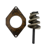 Used soil auger Ø80mm an drill plate for Javo potting machine