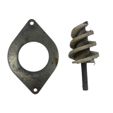 Used soil auger Ø90mm an drill plate for Javo potting machine