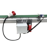 Conveyor belt stop switch