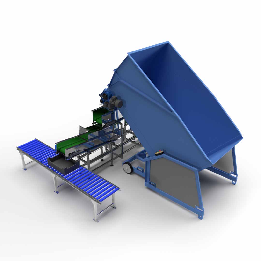 Packing line (for crates) HETO – Heto-agro.com