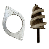 Used soil auger Ø100mm and drill plate for Javo potting machine