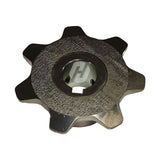 Sprocket for ground return chain for Javo