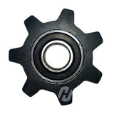 Set of gears for soil return chain, idler shaft loose for Javo