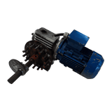 Used reduction gearbox / gear gearbox with electric motor for Javo Super / Super Mega, including shaft