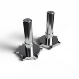 Set of idler shafts for Big Bale Breaker