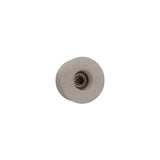 Plastic groove wheel with bearings for discharge arm