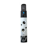 Air valve with solenoid coil for HETO spacing fork