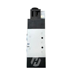 Air valve with solenoid coil for HETO spacing fork