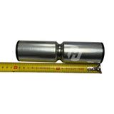 Idler roller with groove for Visser conveyor belts