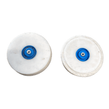 2 nylon inside curve wheels for conveyor belts.