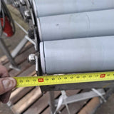 Powered roller conveyor curve 500 mm wide, in good working order, suitable for crates / boxes etc. (Price from: €495)