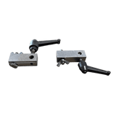 2 curved guides with clamping block and clamping lever, suitable for Stolze, Akker and Wilburg conveyor belts.