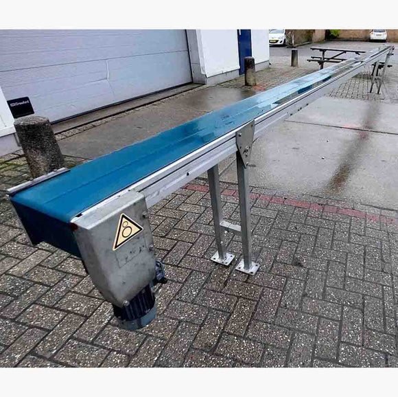 Two Visser conveyor belts, 3400x200 and 7500x200, in good condition (can be sold separataly)