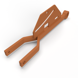 Drill arm with bearings Javo