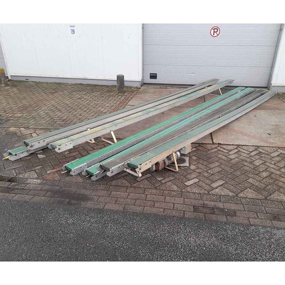 Wevab coupling parts 15 cm wide, 42 meters long, used and as is from work