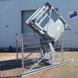 Heavy-duty big bag tipper for heavy bags of potting soil with hydraulic clamping device - new