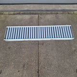 Aluminium roller conveyor 2150 x 350 mm in good condition, lightweight. (Price from: €165)