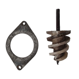 Used soil auger Ø100mm an drill plate for Javo potting machine