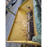 Bunker with soil conveyor belt, suitable as potting soil hopper without drive motor